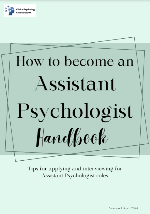 How to Become an Assistant Psychologist Handbook *PHYSICAL COPY*